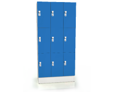 Premium lockers with nine lockable boxes ALFORT AD 1920 x 900 x 520